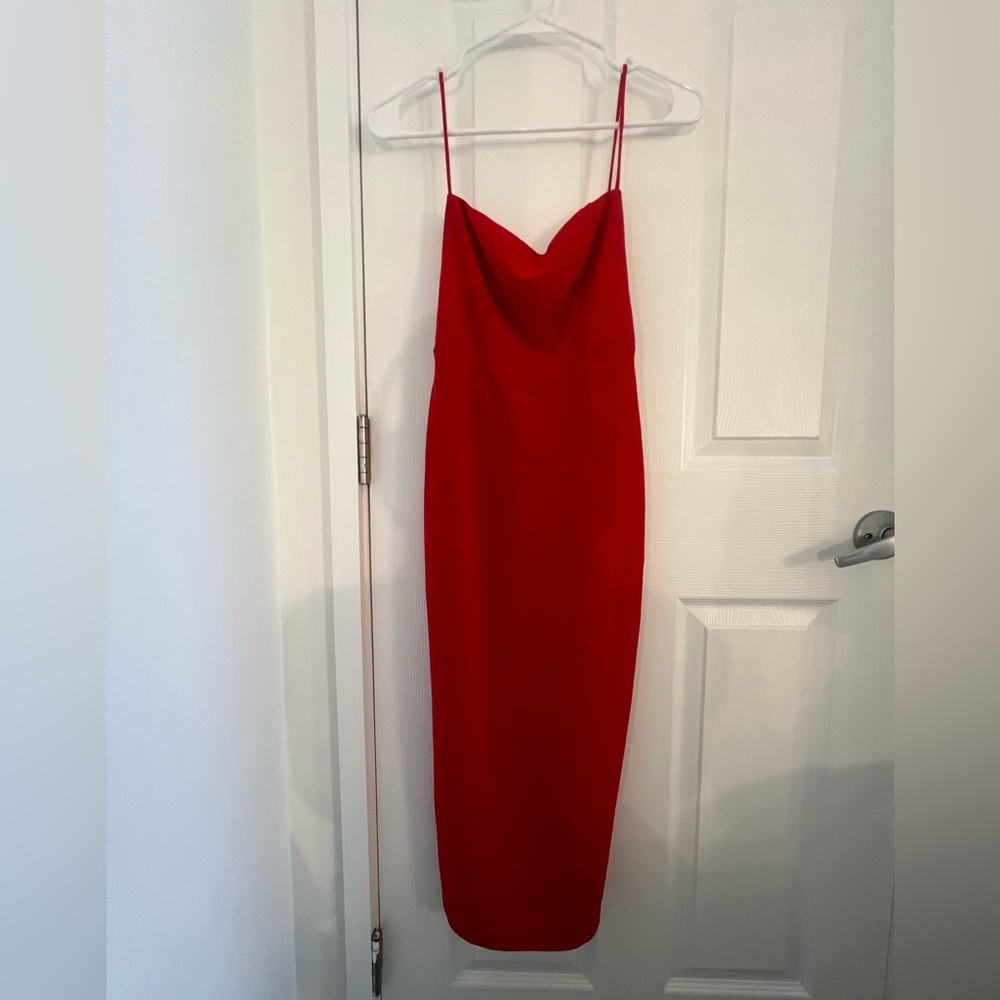 HELLO MOLLY CANT AFFORD ME NOW MINI DRESS RED